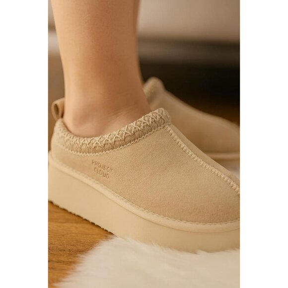 ๐Women Project Cloud Sand Suede Leather Soft Memory Foam Supportive Slipper - Picture 3 of 6